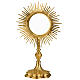 Molina brass monstrance with grapes and ears of wheat, 20 in s1
