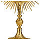 Molina brass monstrance with grapes and ears of wheat, 20 in s3