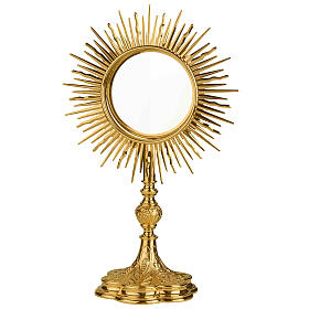Molina brass monstrance of grapes and ears 50 cm