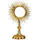 Molina brass monstrance of grapes and ears 50 cm s1