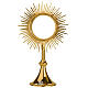 Molina brass monstrance with lamb, 20 in s1