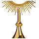 Molina brass monstrance with lamb, 20 in s3
