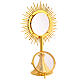 Molina brass monstrance with lamb, 20 in s8