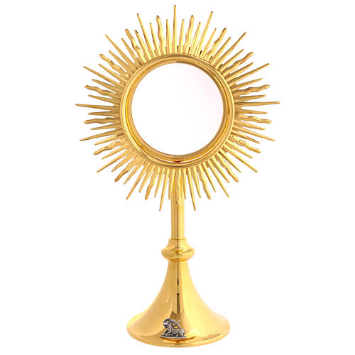 Ostensório Molina latão cordeiro 50 cm 1