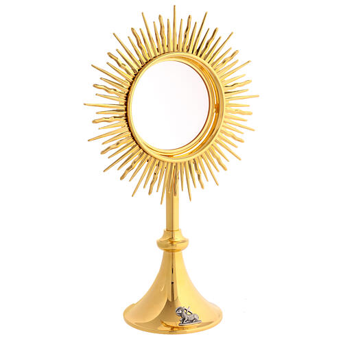 Ostensório Molina latão cordeiro 50 cm 5