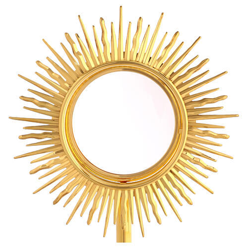 Molina monstrance with brass lamb 50 cm 2