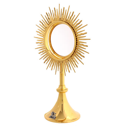 Molina monstrance with brass lamb 50 cm 3