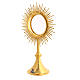 Molina monstrance with brass lamb 50 cm s3