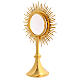 Molina monstrance with brass lamb 50 cm s7