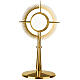Molina modern monstrance of gold plated brass, 24 in s1