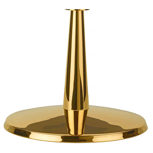 Modern golden brass monstrance Molina 60 cm 4