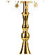 Molina monstrance in gilded brass stars and wheat 65 cm s3