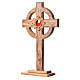Reliquiar 29cm Keltisch Kreuz mit Filigranarbeit Schrein s2