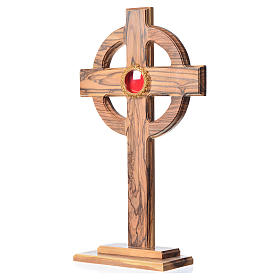 Reliquiar Keltisch Kreuz 29cm mit Filigranarbeit Schrein