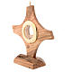 Monstrance in Assisi seasoned olive wood s2