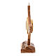 Monstrance in Assisi seasoned olive wood s5