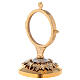 Teca esposizione con base decoro uva e foglie h. 15 cm s2