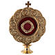 Reliquary in gilded brass H 21 cm s2