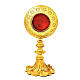 Reliquary H 21 cm in gilded brass  s1