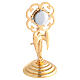 Reliquiar Engel aus goldenen Messing 14cm hoch s3