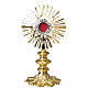 Relicário latão dourado altura 14 cm s1
