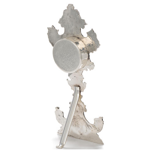 Reliquary in silver-plated brass H 30cm 2