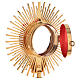 Reliquary, Sun model in golden brass H21cm s3
