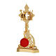 Reliquary of Saint Cross gold-plated brass s5