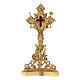 Reliquary of Saint Cross gold-plated brass s1