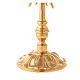 Molina reliquary classic style in golden brass s4