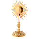 Molina reliquary classic style in golden brass s6