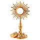 Molina reliquary classic style in golden brass s7