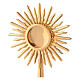 Classic style reliquary in gold-plated brass, Molina s2