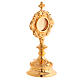 Molina reliquary baroque style in golden brass s3