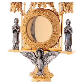 Reliquiar Molina gotischen Stil Heiligen Geist und Schutzengeln Messing