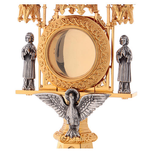 Molina reliquary Gothic style with Holy Spirit and Guardian Angels 2