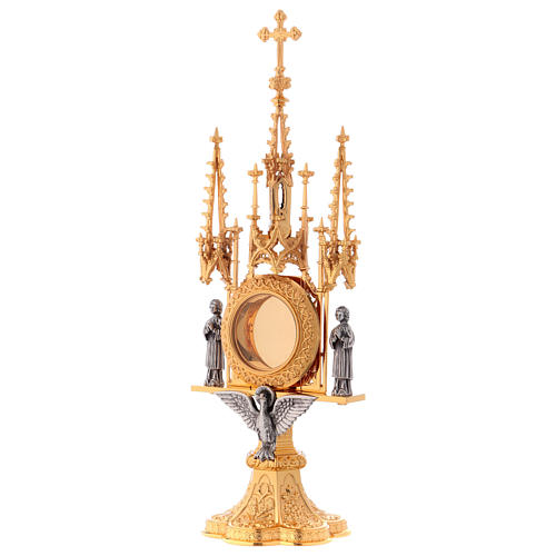 Molina reliquary Gothic style with Holy Spirit and Guardian Angels 3