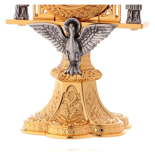 Molina reliquary Gothic style with Holy Spirit and Guardian Angels 4