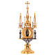Molina reliquary Gothic style with Holy Spirit and Guardian Angels s1