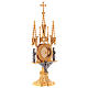 Molina reliquary Gothic style with Holy Spirit and Guardian Angels s5