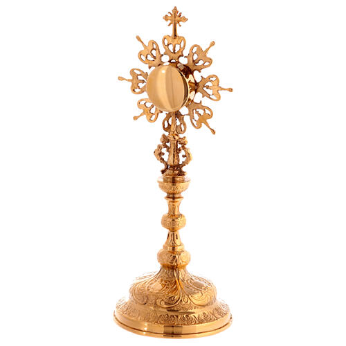 Reliquary in gold-plated brass hand chiseled, Molina 5