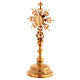 Reliquary in gold-plated brass hand chiseled, Molina s5