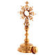 Reliquary in gold-plated brass hand chiseled, Molina s6