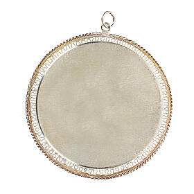 Round filigree reliquary 6 cm 800 silver