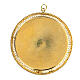 Round filigree reliquary 6 cm gold plated 800 silver s2