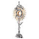 Ostensorio base ángel latón bicolor 70 cm barroco s4