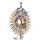 Ostensorio base ángel latón bicolor 70 cm barroco s8