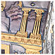 Reliquiario Papa Wojtyla rame cesellato 40x40x20 s19