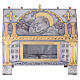 Relikwiarz Papież Wojtyła miedź rzeźbiona 40x40x20 cm s1