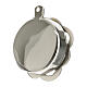 Reliquary with silver-plated edge, 1 inch diameter s2